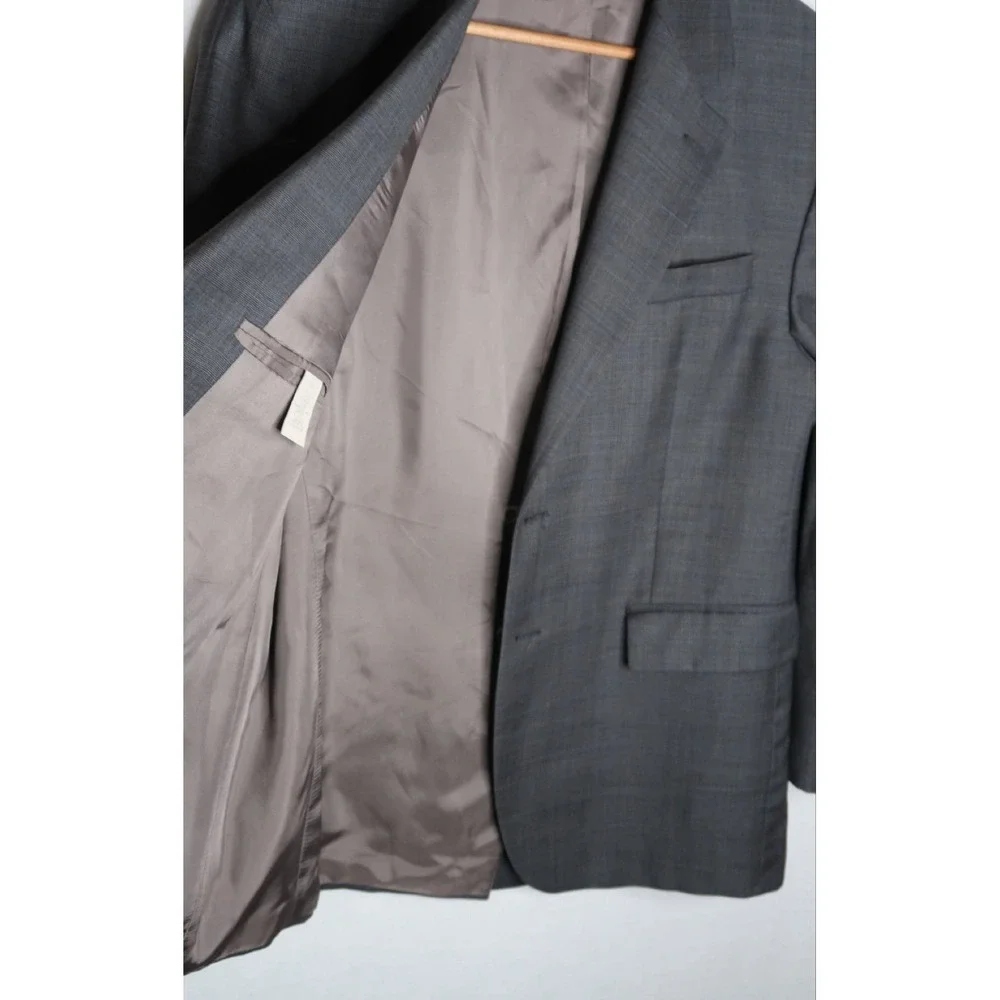 Polo Ralph Lauren Gray 100% Wool Sport Coat Blazer Men's 40S Made In Canada VTG